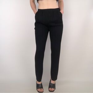 Vintage 80s Marie St John‎ Knit Pant Trouser Size 4 Tapered High Waist USA